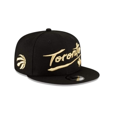 Toronto Raptors Gorra | New Era NBA City Edition 9fifty Snapback Cap Mexico - Negros